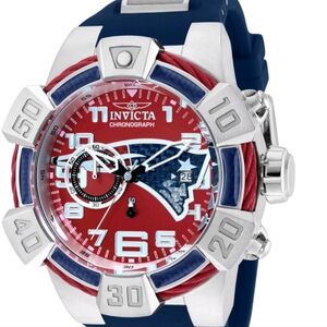 THE OFFICIAL NFL INVICTA WATCH OF THE NEW ENGLAND PATRIOTS $185 OR  BEST OFFER